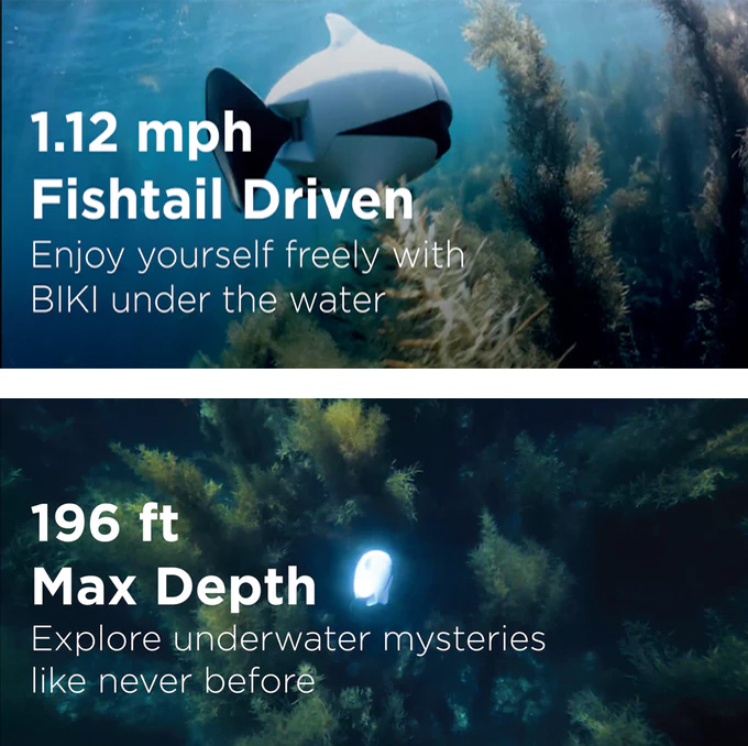 Biki, poisson-drone pour photo et vidéo sous-marine | Le Petit Plongeur