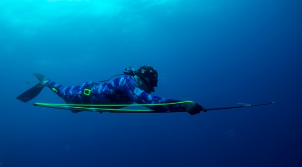 Chasse sous-marine au pole spear