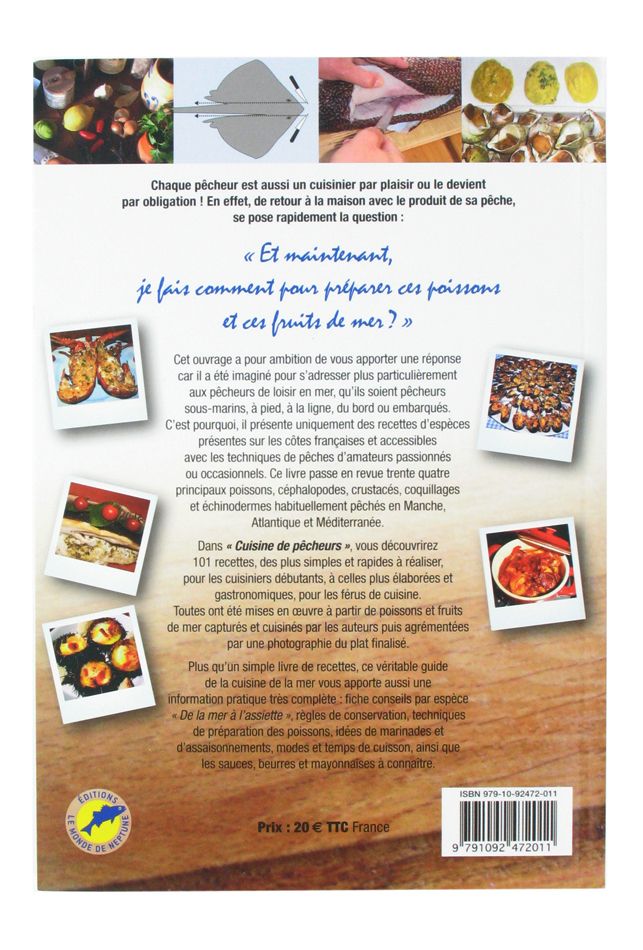 résumé Cuisine de pêcheurs - les recettes en chasse sous-marine