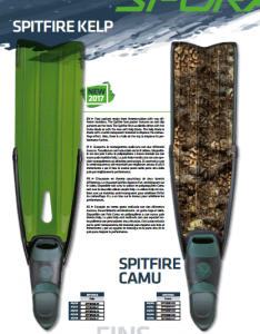 Spitfire kelp et spitfire camu palmes de chasse sous-marine