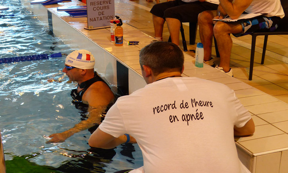 Record de l'heure en apnée - Apnée en endurance by Pascal Mazé