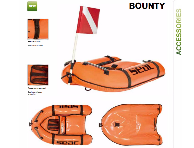 La planche de chasse sous-marine Bounty Seac SUB