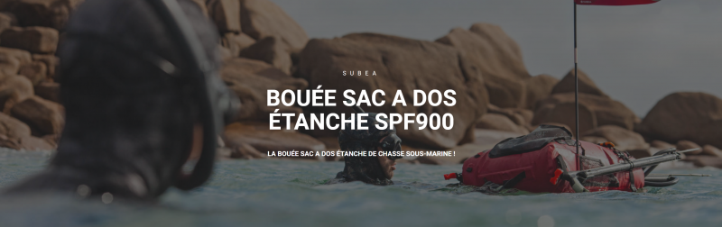 sac a dos planche chasse sous marine le 2 en 1