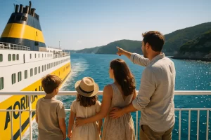 famille-admirant-la-traversee-en-ferry-vers-la-corse