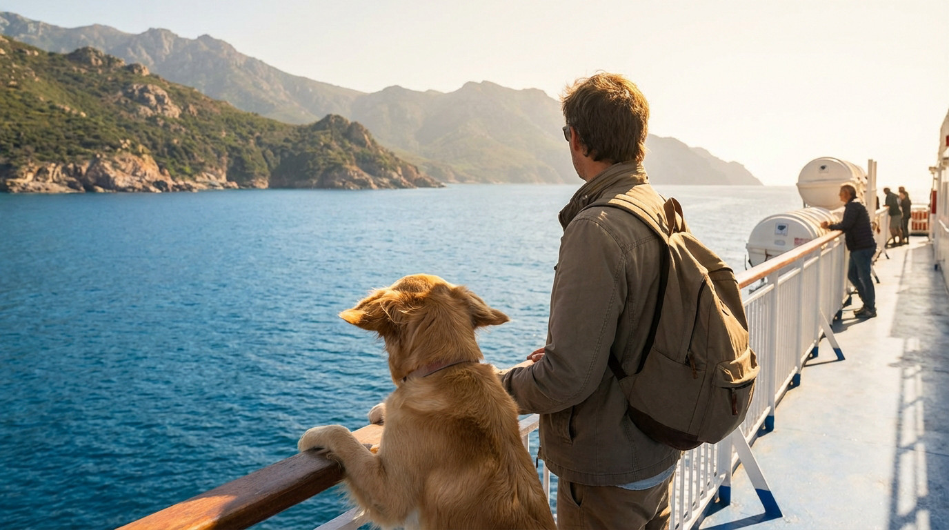 Comment aller en Corse avec un chien