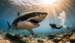 Requin blanc et chasse sous-marine : risques et sécurité - plongee sous-marine