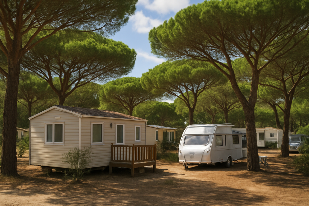 Camping en bord de mer en Corse