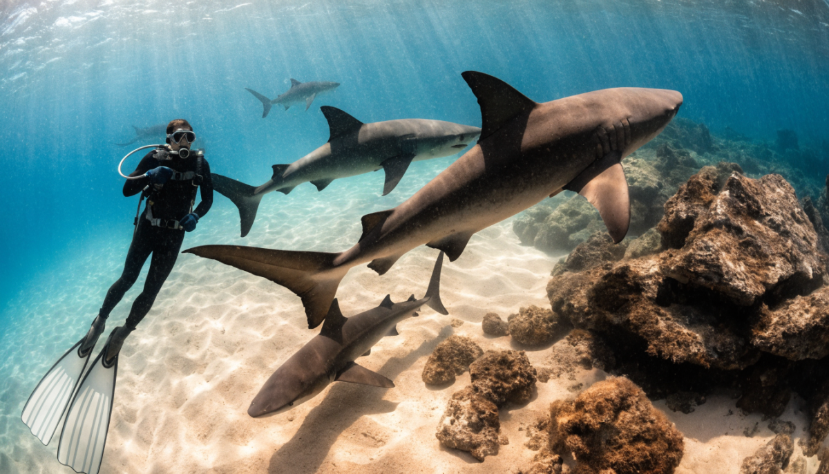 Plongee avec les requins : ou et comment en securite - plongee sous-marine